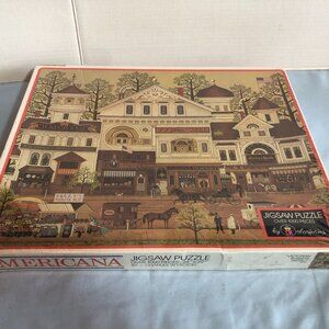 RARE! NEW Wysocki Victorian Business District 1000 Pc Puzzle #F45